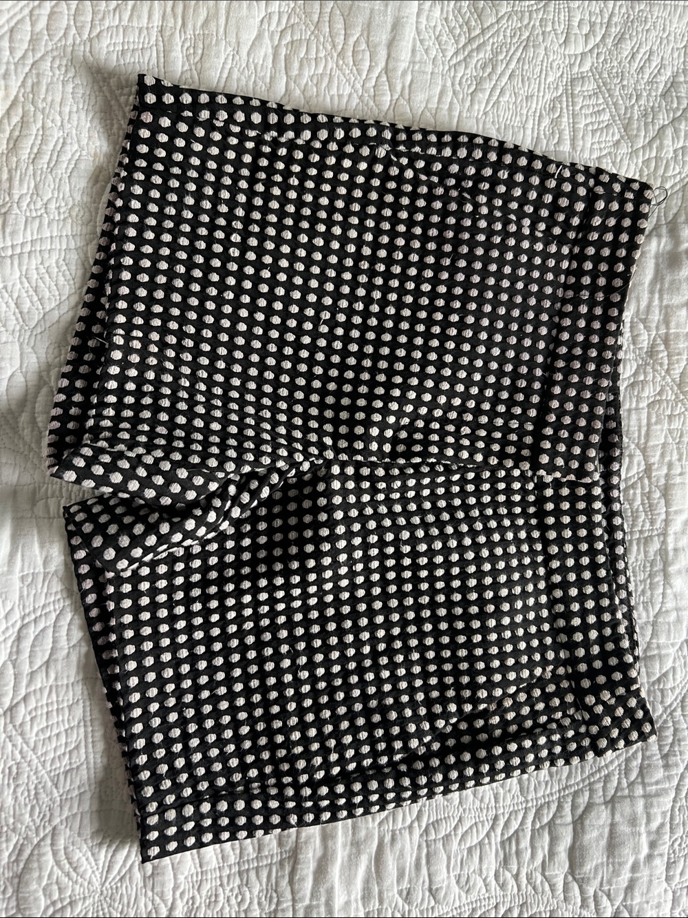 British Khaki Black Polka Dot High-Waist Women’s Shorts
